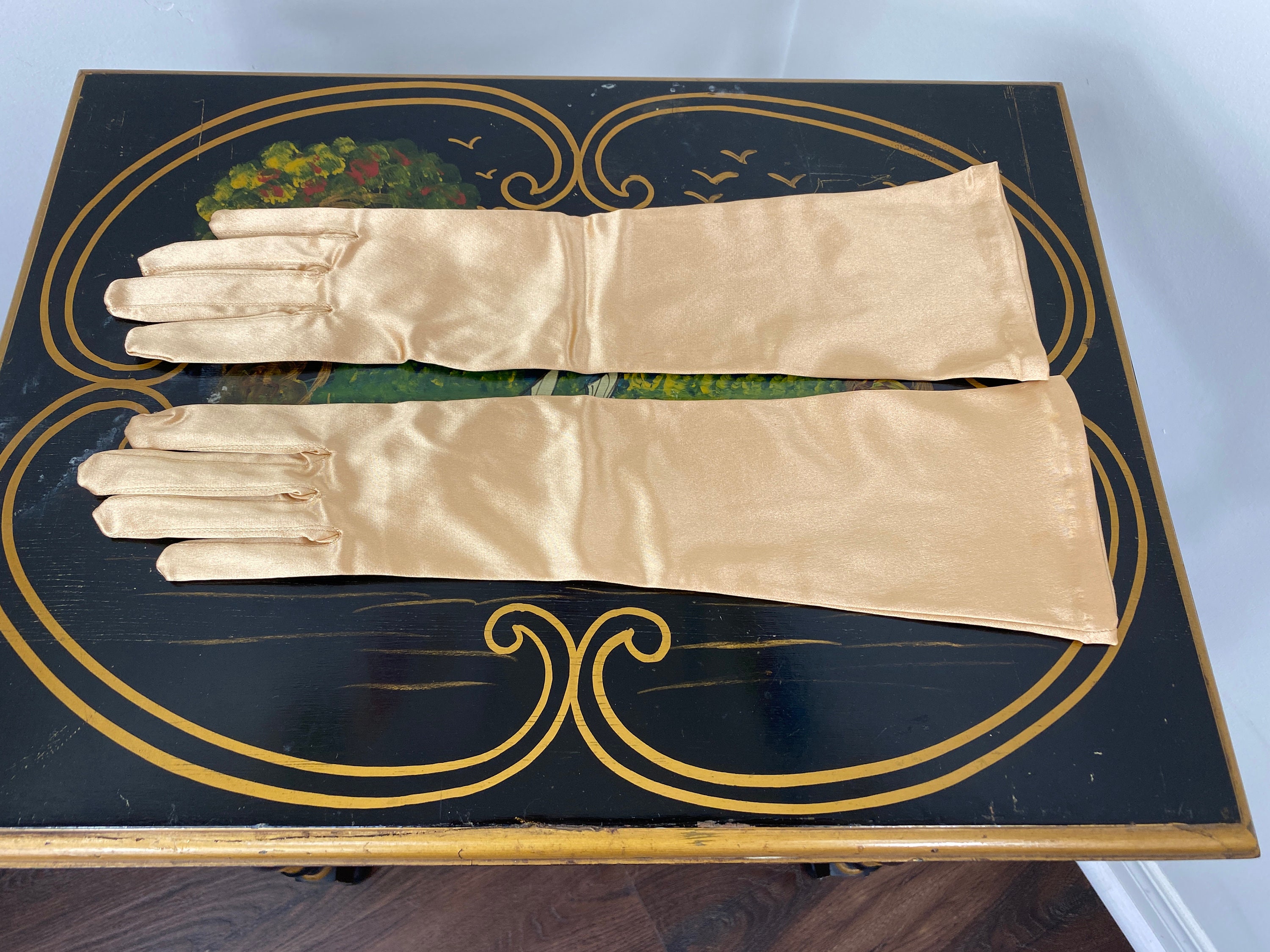 gold opera gloves gold opera gloves