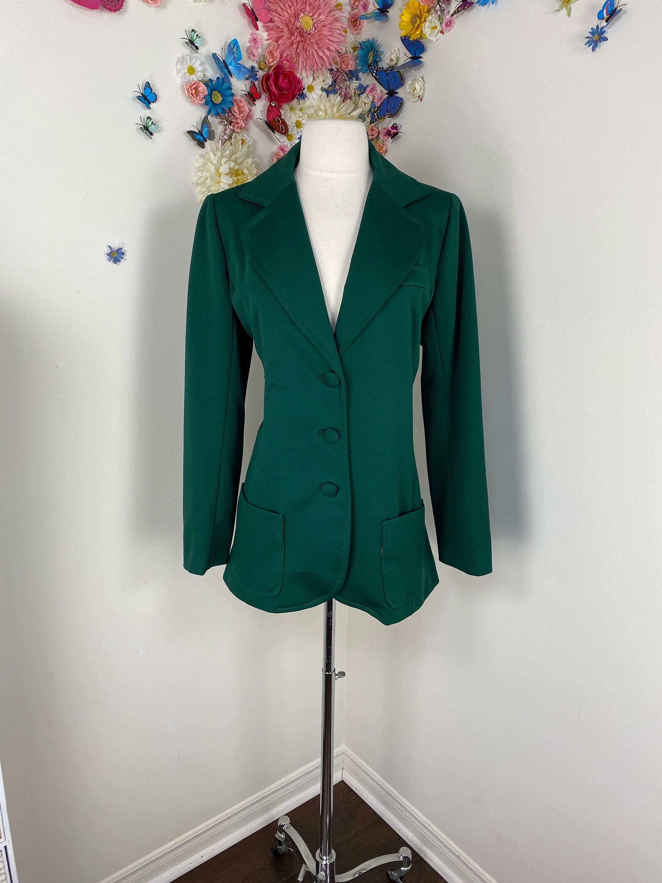 Green blazer shop jacket