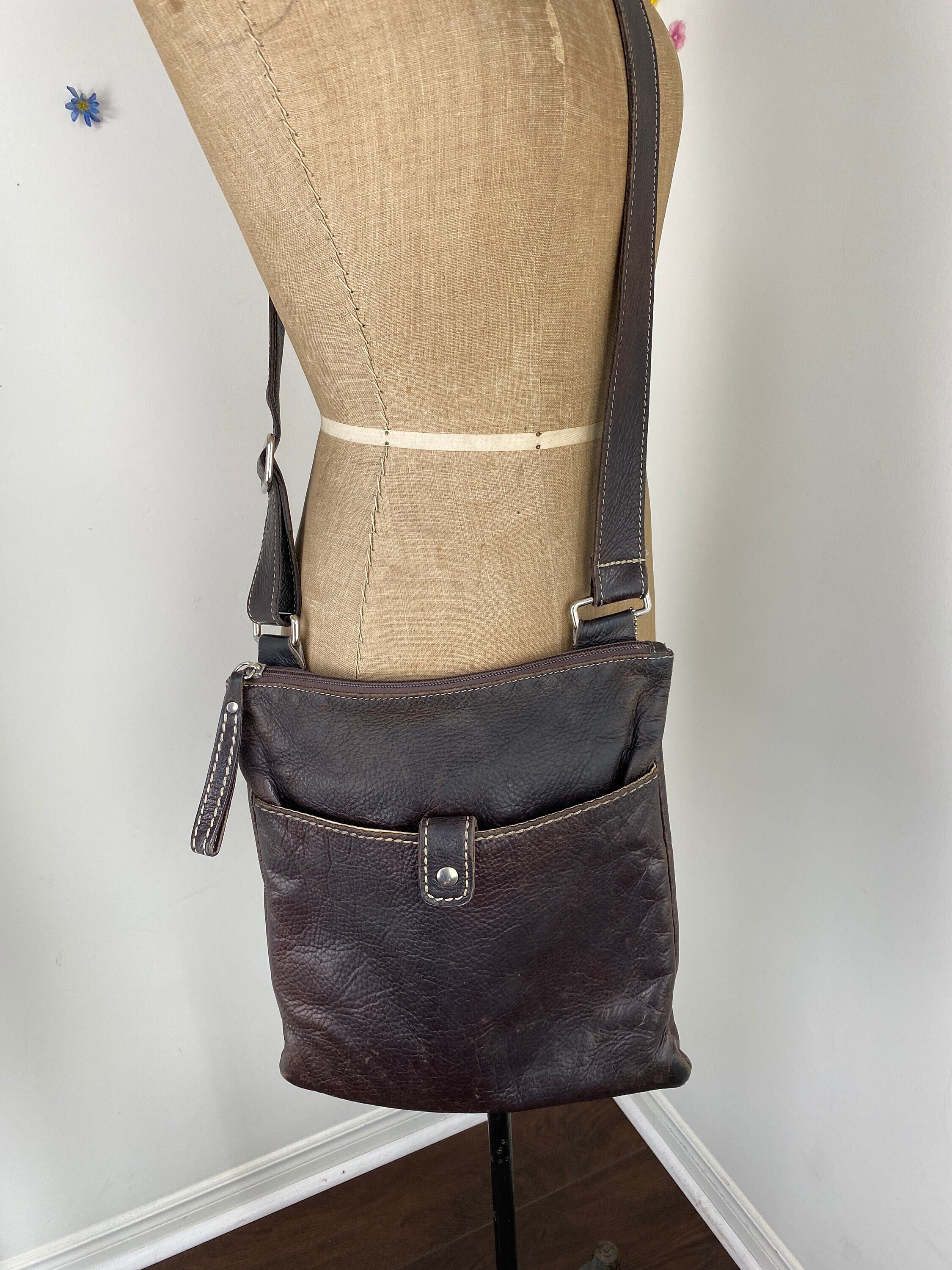 Roots leather tote cheap
