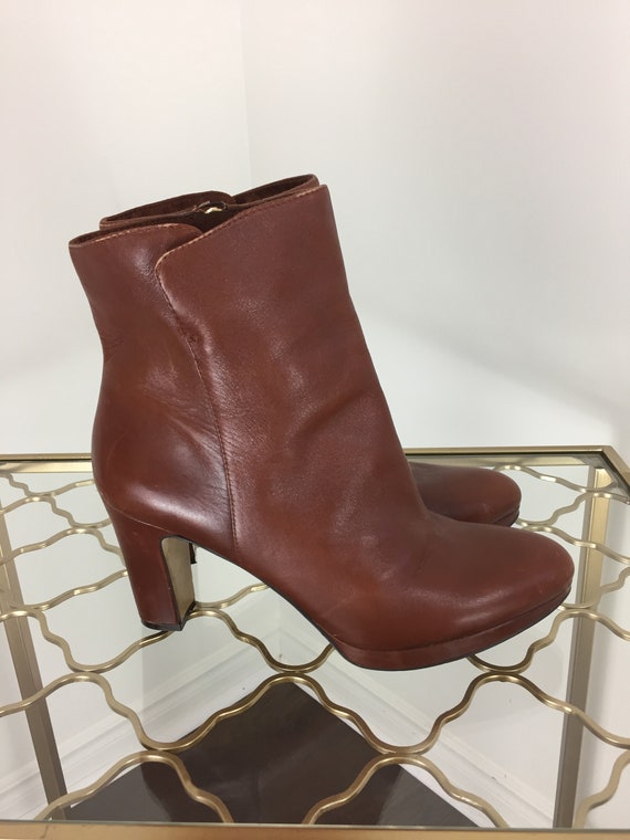 nine west platform booties
