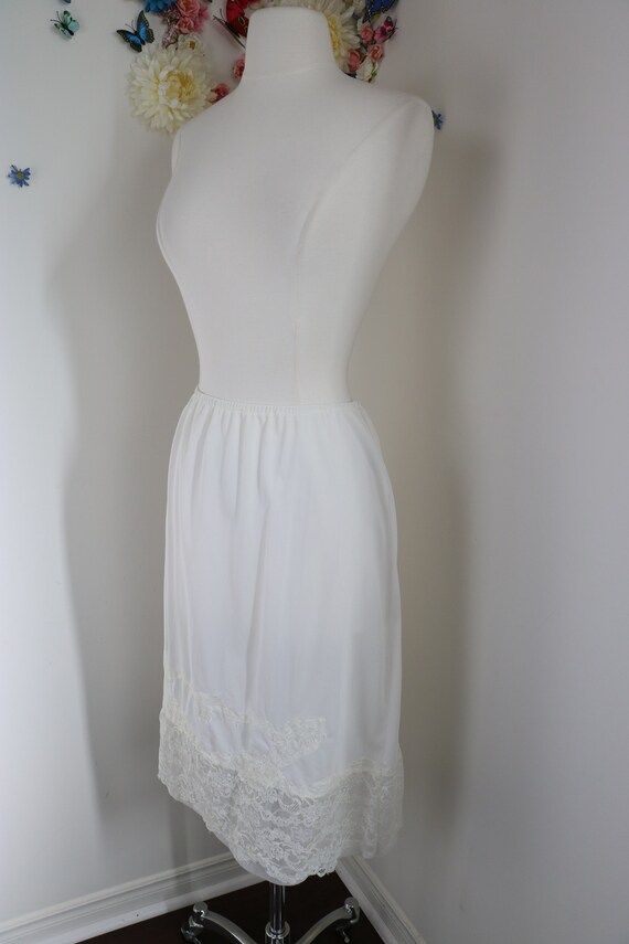 Vintage 60s 70s Ivory Half Slip Lingerie KAYSER Mad… Gem