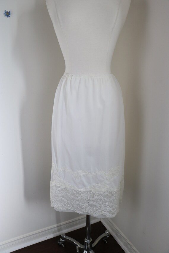 Vintage 60s 70s Ivory Half Slip Lingerie KAYSER Mad… Gem