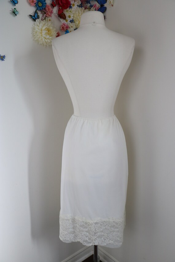 Vintage 60s 70s Ivory Half Slip Lingerie KAYSER Mad… Gem