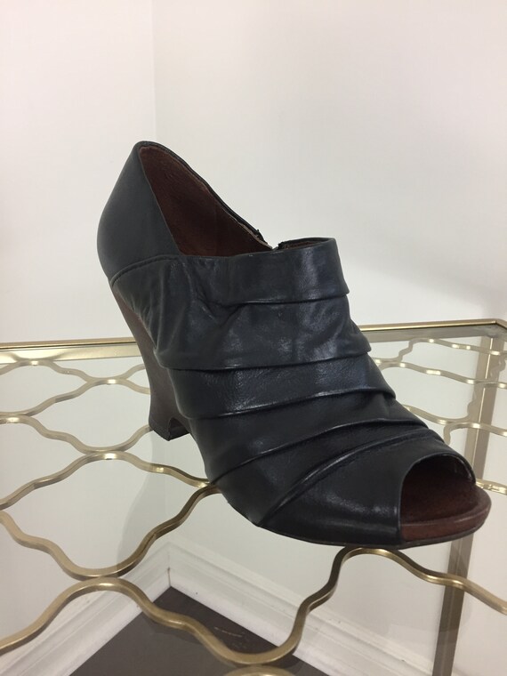 open toe booties canada