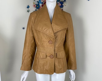 walter dyer ビンテージレザーライダースジャケット Vintage 70s Walter Dyer Leather Jacket - Etsy
