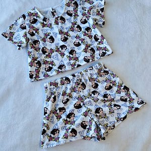 Vintage Apple Princess top/short set