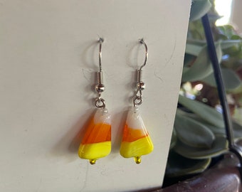 Candy Corn Earrings