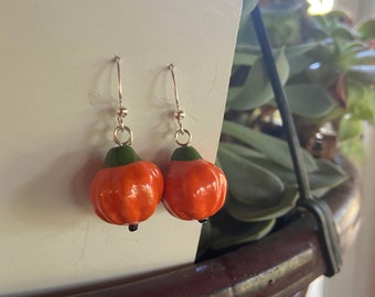 Pumpkin Earrings