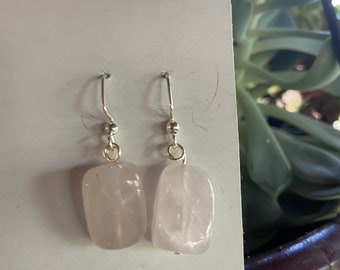 Rose Quartz Earrings