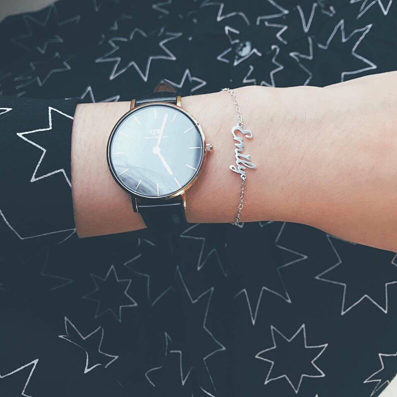 Gifts for Mom Kids Name Anklet Name Bracelet Personalized Name Jewelry Custom Name Bracelet or Anklet Dainty Bracelet Baby Name