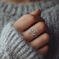 Silver Sloth Ring: Simple Sloth Jewelry product logo