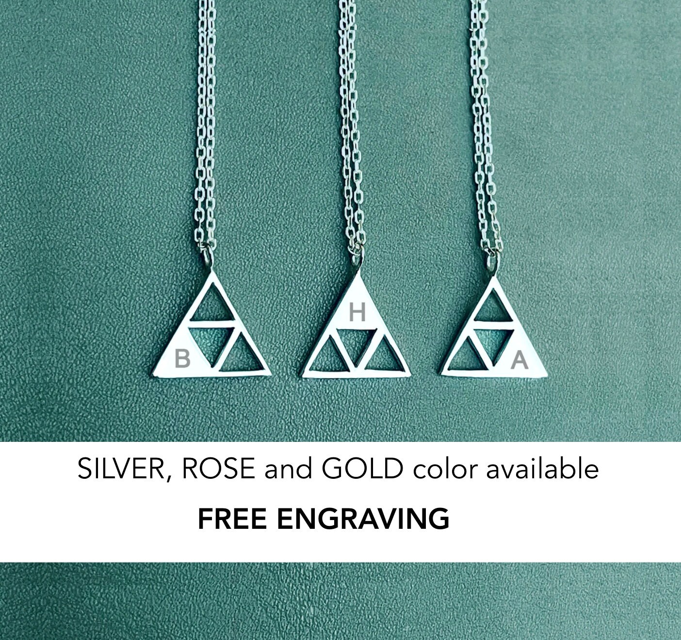 3 Best Friend Necklace Sister Necklace 