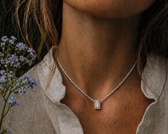Mixed Metal Urn Necklace for Human or Pet Ashes: Personalized Memorial Cremation Jewelry Keepsake