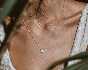 Opal Urn Necklace Cremation Jewelry For Ashes Human or Pet Memorial Necklace Women