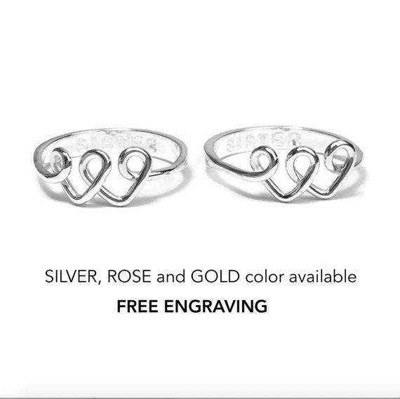 Sister Rings Personalized Gift 