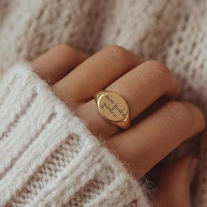 Zero Fucks Given Ring: Signet Zrofksgvn Jewelry Men Women
