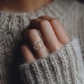 Gold Fibonacci Ratio Ring, Handmade Math Jewelry product logo