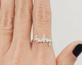 Name Ring, Personalized Ring, Custom Name, Personalized Gift, Mothers Ring, For Her, For Women, Personalized Name Ring, Children Name Ring