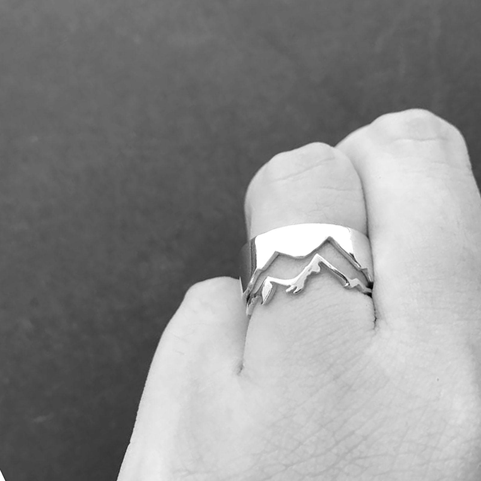 Matching sale mountain rings