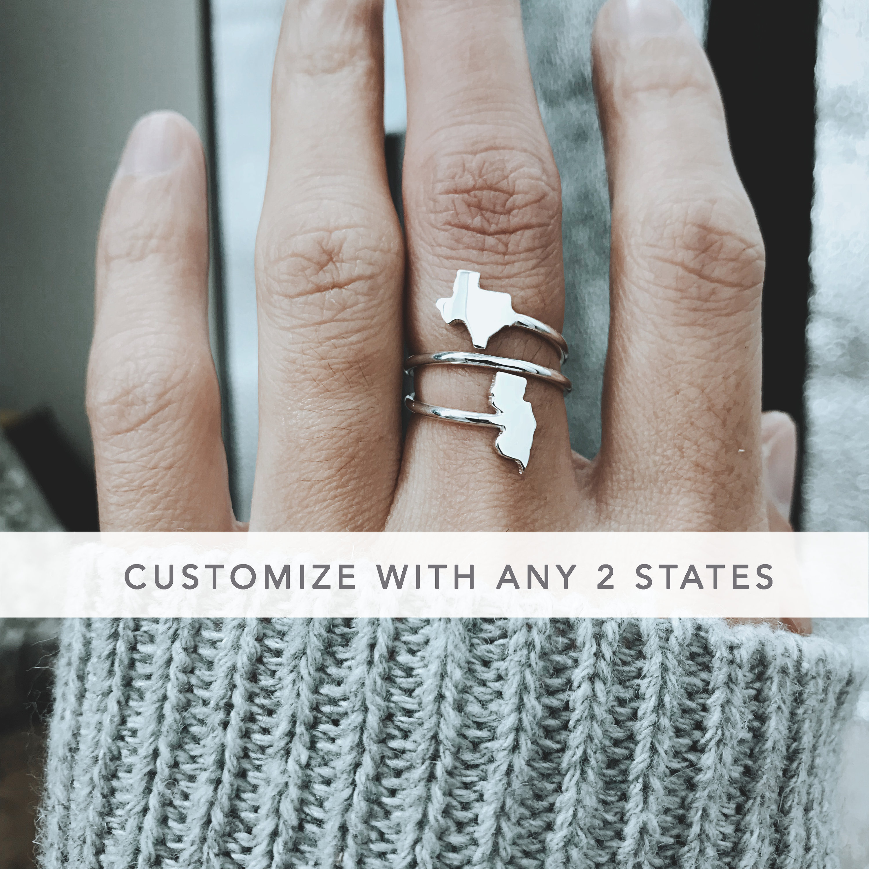 Long distance friendship best sale rings