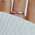Moon Phase Ring: Handmade Gold Celestial Stacking Ring product logo