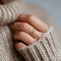 Dainty "Fuck" Ring: Gold Midi Knuckle Ring product logo