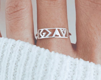 God Is Greater Ring: Christian Jewelry Gift