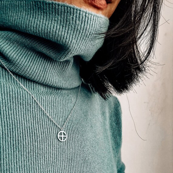 Sun Cross Necklace Solar Cross Necklace 