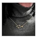 Shark Necklace Gold Shark Jewelry Women Ocean Necklace Ocean Jewelry Gift Simple Nature Necklace product logo