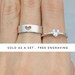 Couple Ring Set, Promise Rings For Couples, His And Her Promise Rings, Promise Ring, Wedding Ring Set, Promise Ring, Couple Rings