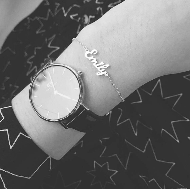 Gifts for Mom Kids Name Anklet Name Bracelet Personalized Name Jewelry Custom Name Bracelet or Anklet Dainty Bracelet Baby Name