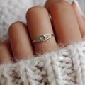 Gold Memento Mori Ring: Coffin Ring with Rose product logo