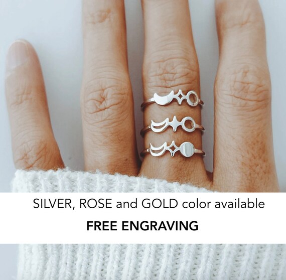 Anillos para 3 mejores amigas clearance