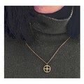 Sun Cross Necklace Gold Solar Cross Necklace Women Sun Cross Jewelry Viking NecklaceJewelry Gift product logo