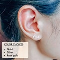 Dainty Fuck Jewelry Gold Fuck Earrings Women Minimalist Earrings Simple Studs Gift Women product logo