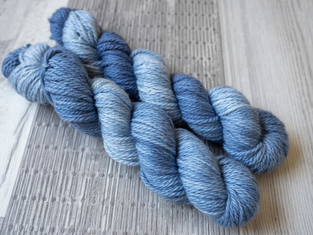 Cornflower Bulky 12ply Merino Yarn Etsy