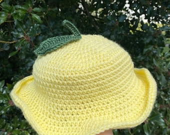 Yellow Crochet Hat | Etsy New Zealand