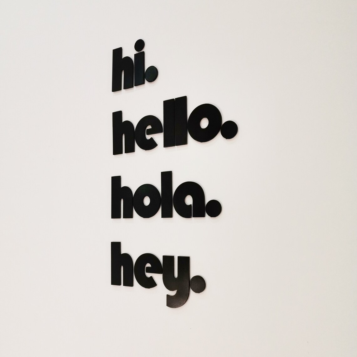 Hello Wall Decor Hello Sign Front Door Decor Sign Etsy