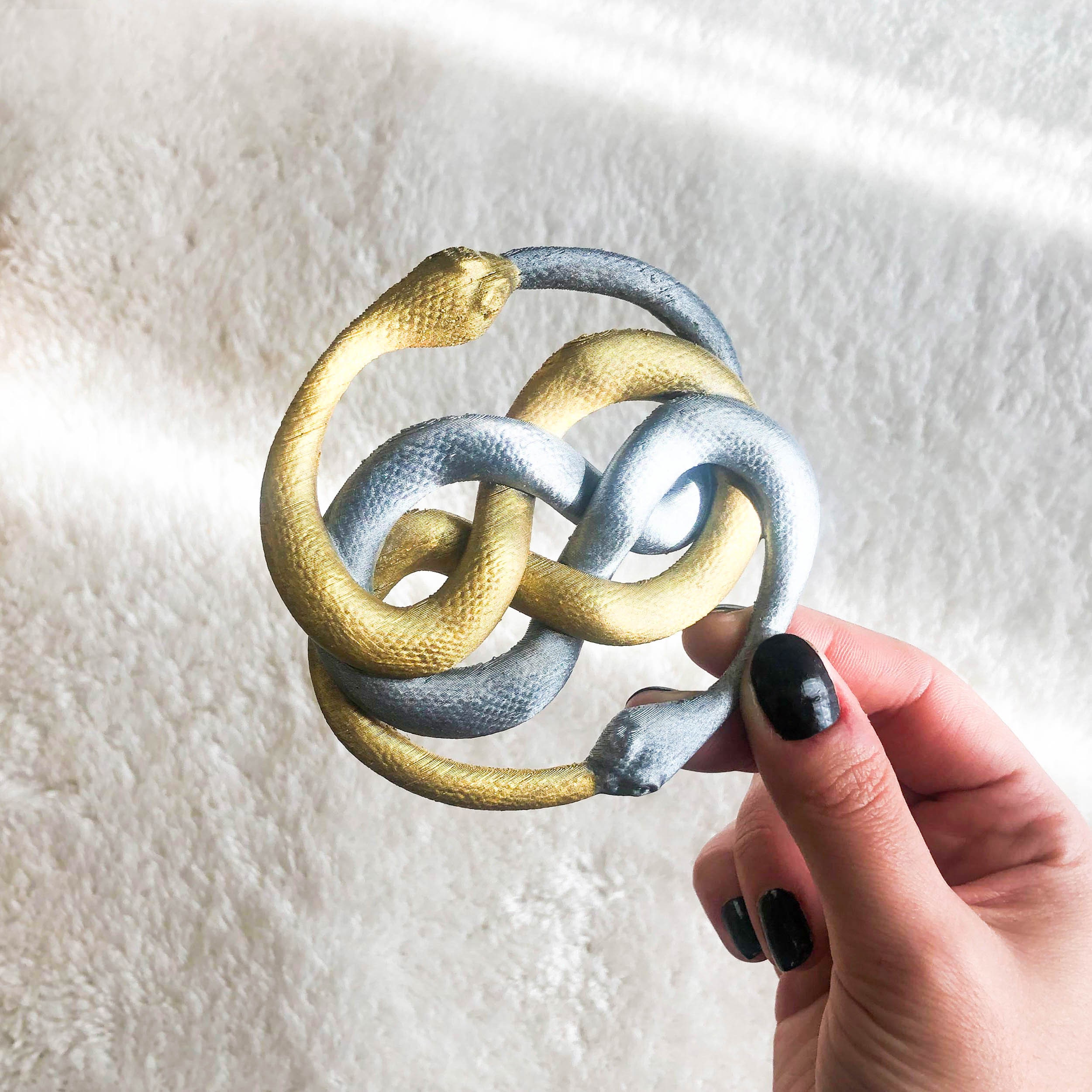 Auryn 925 Silber Anhänger Klein/groß, Ouroboros Anhänger