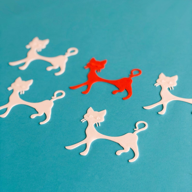 Cat Shaped Yarn Bobbins Knit & Crochet Scrap Yarn Holder Supplies for