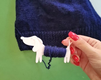 Dog Shaped Yarn Bobbins – Knitting Scrap Yarn Holder, Sewing Supplies