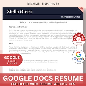 Engineer Resume Template for Word, Pages & Google Docs | Professional Resume and Matching Cover Letter Package, Software Engineer, IT Resume