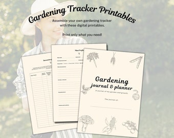 Planificador de jardín imprimible: Diario DIY de 24 páginas (Descarga digital)