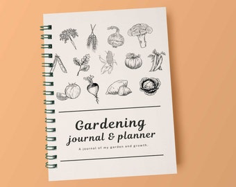 Garden Journal & Planner Digital, Gardening Log, Gardening Organiser, Garden Binder, Garden Logbook, Gardening Book, Planting Book Printable