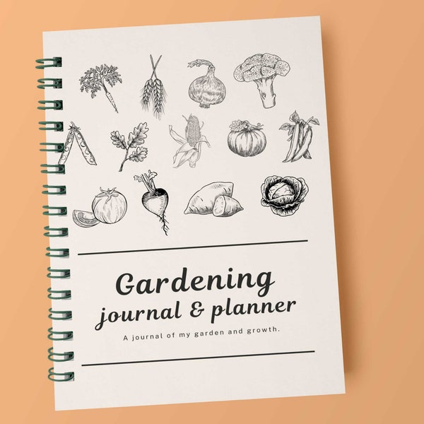 Garden Journal & Planner, Gardening Log, Gardening Organiser, Gardening Binder, Gardening Logbook, Gardening Book, Planting Book Printable