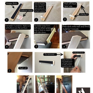 Cat Ladder - 3 Step Walnut Hardwood | Handcrafted High-Quality Ladder for Cats | Beautifully Designed Pet Furniture Complements Any Décor image 8