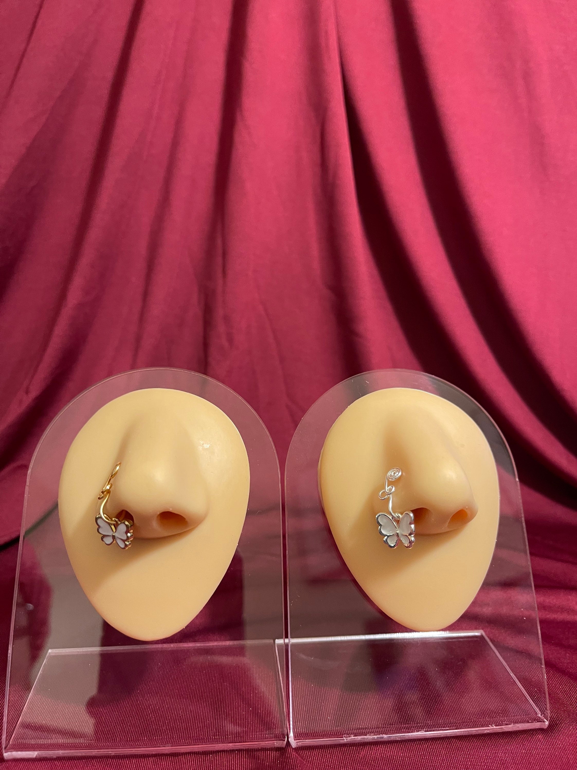 Butterfly Nose Cuff Pierceless Nose Ring Nose Jewelry Etsy