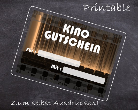 Kinogutschein Vorlage Gutschein Kinobesuch : Der großer Gutschein gestalten Guide: So einfach Gutschein ... - Ich mag es eigentlich nicht so sehr gutscheine oder bargeld zu verschenken.