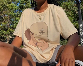 rooting for everybody black shirt issa rae shirt issa rae t shirts tshirt insecure t-shirts kubitees black history month