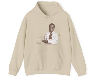 JAMES BALDWIN - Black History Month Hoodie For Birthday Present Gift Ideas African American Black Culture, Kubitees Black Owned Etsy Shop